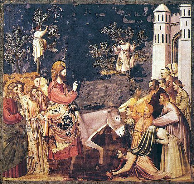 Giotto, Wjazd do Jerozolimy, kaplica Scrovegnich
