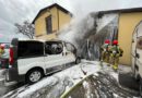 Pożar dwóch aut w Goleniowie