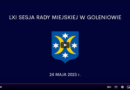 LXI Sesja Rady Miejskiej w Goleniowie 24.05.2023r.