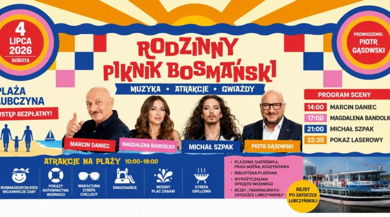 Rodzinny Piknik Bosmański już 4 lipca w Lubczynie.