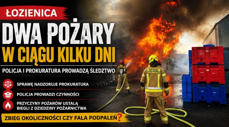 Dwa pożary w ciągu kilku dni w Łozienicy.