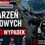 Sześć zdarzeń drogowych, jedna osoba ranna