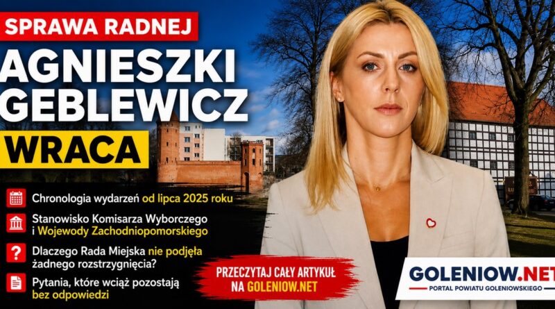 Sprawa radnej Agnieszki Geblewicz wraca