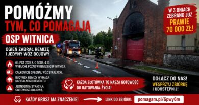 Pomóżmy tym co pomagają – OSP Witnica Pomóżmy tym co pomagają – OSP Witnica