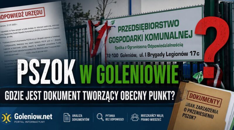 PSZOK w Goleniowie, a fatamorgana PSZOK w Goleniowie, a fatamorgana