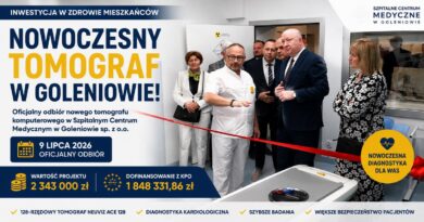 Nowoczesny tomograf już w goleniowskim szpitalu. Nowoczesny tomograf już w goleniowskim szpitalu.