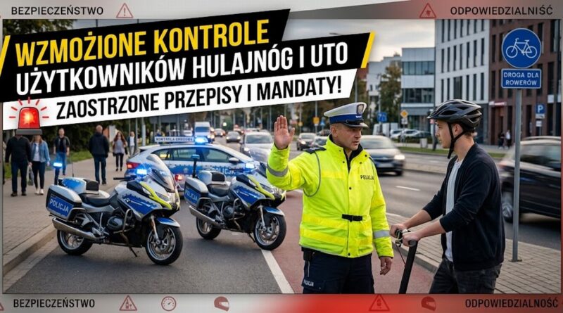 Hulajnogi i elektryki pod lupą drogówki