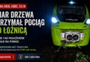 Konar drzewa zatrzymał pociąg pod  Łozienicą