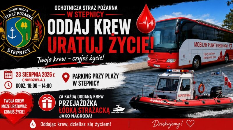 Podaruj krew – uratuj życie!