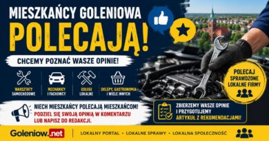 Mieszkańcy Goleniowa polecają – chcemy poznać Wasze opinie!