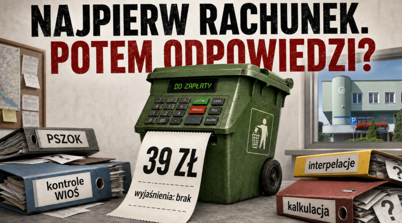 Burmistrz już policzył mieszkańcom 39 zł Burmistrz już policzył mieszkańcom 39 zł