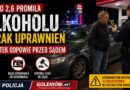 Miał blisko 2,6 promila alkoholu