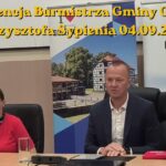 Konferencja Burmistrza Gminy – 4 września 2026 r