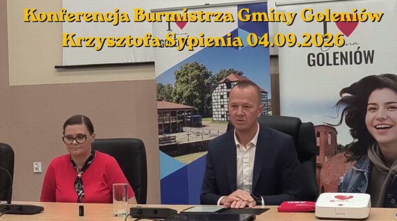 Konferencja Burmistrza Gminy – 4 września 2026 r Konferencja Burmistrza Gminy – 4 września 2026 r