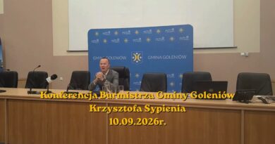 Konferencja Burmistrza 10 09 2026r Konferencja Burmistrza 10 09 2026r