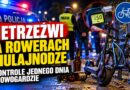 Nietrzeźwi na rowerach i hulajnodze