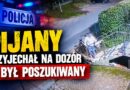 Pijany przyjechał na dozór – video